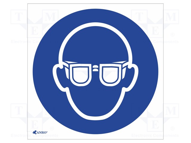 Safety sign; regulatory; Mat: self-adhesive folie; W: 200mm