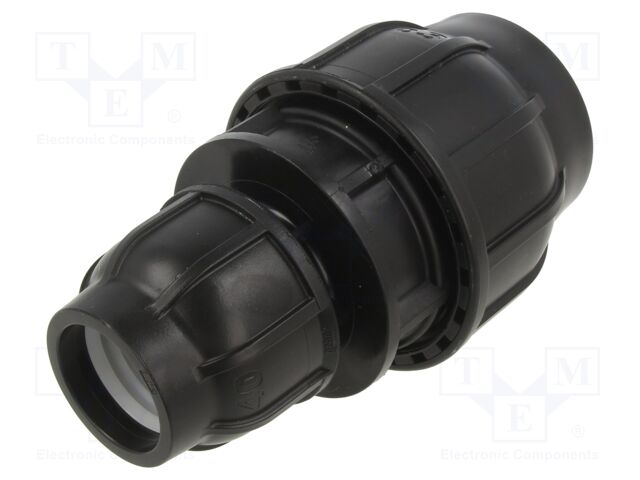 Splice terminal: clamping; Øout: 63mm; Øin: 40mm; for PE pipes