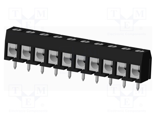 Connector: PCB terminal block; terminal; Plating: tinned; on PCBs