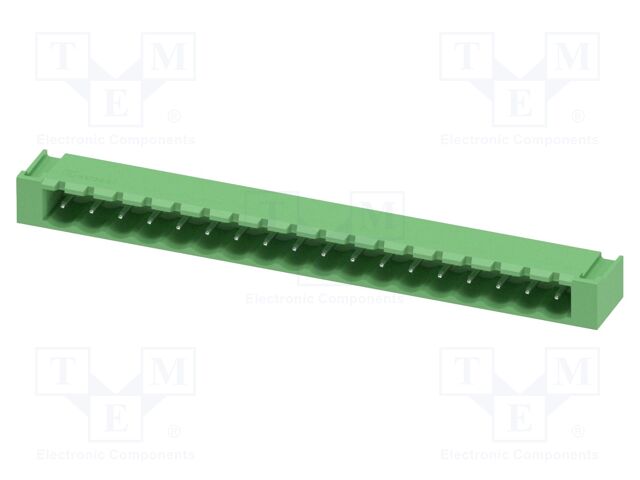 PCB headers, nominal cross section: 2.5 mm2, color: green, n