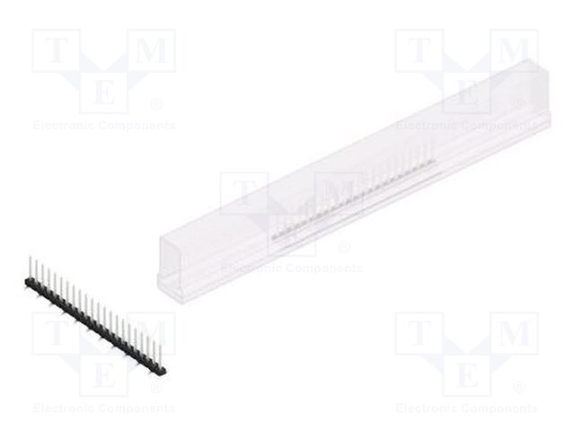 Connector: pin strips; pin header; male; PIN: 22; 2mm; SMT; 1x22
