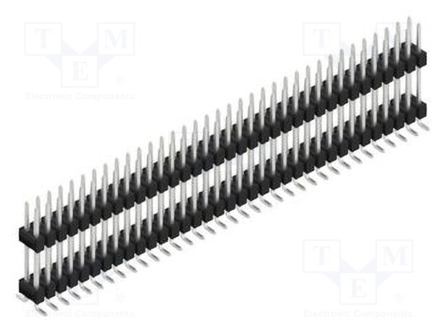 Connector: pin strips; pin header; male; PIN: 70; 2.54mm; SMT; 2x35