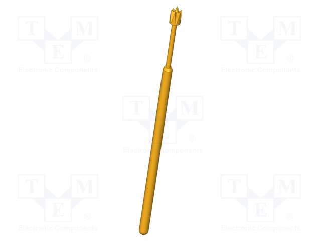 Test needle; Operational spring compression: 4mm; 3A; Ø: 1.15mm