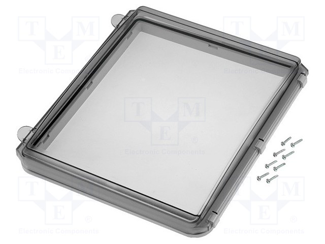 Inspection windows; polycarbonate; 248x218x50mm; IP65