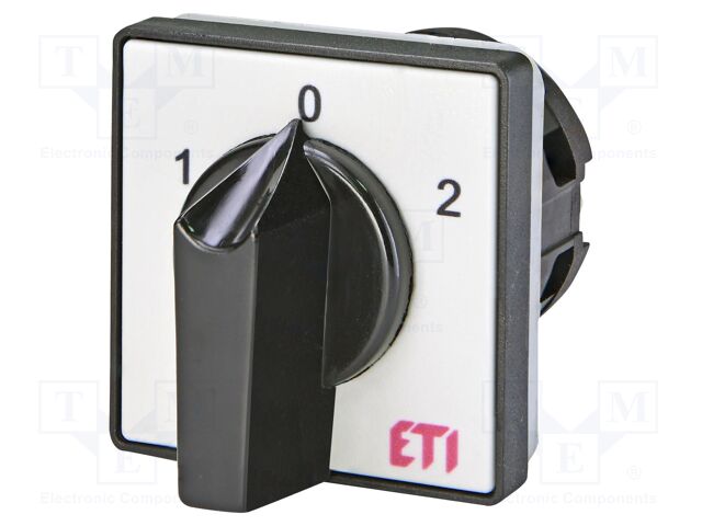 Switch: cam switch; Stabl.pos: 3; 16A; 1-0-2; for building in; IP20