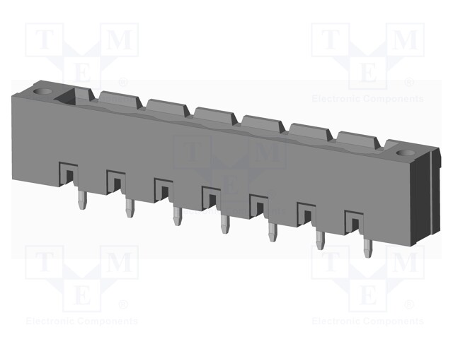 Connector: pluggable terminal block; socket; male; on PCBs
