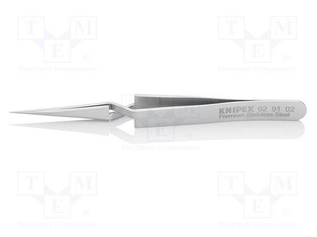Tweezers; 120mm; for precision works; Blades: straight