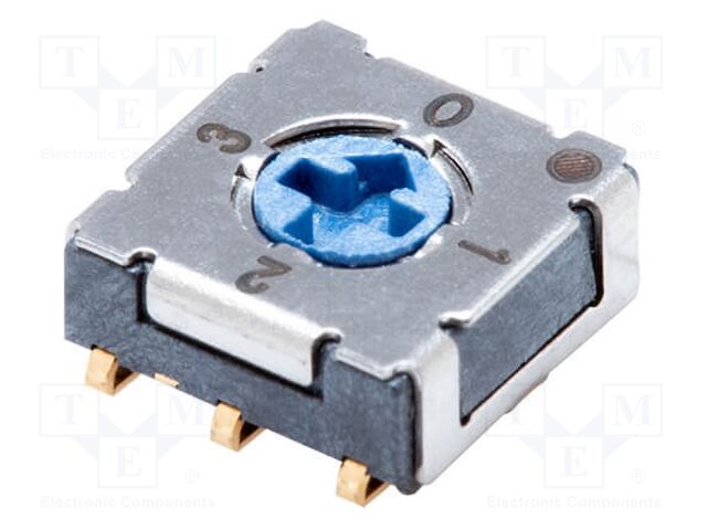 Encoding switch; DEC/BCD; Pos: 4; SMT; Rcont max: 100mΩ; Mat: LCP