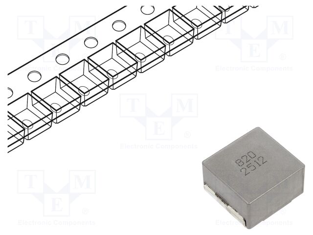 Inductor: wire; SMD; 82uH; ±20%; 23.5x22x12.6mm