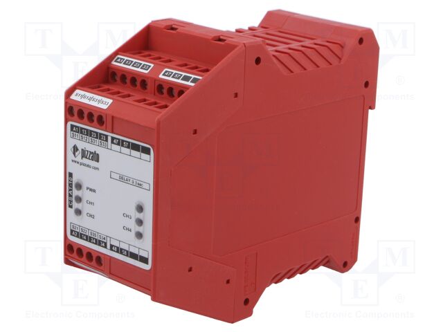 Module: safety relay; 24VAC; 24VDC; for DIN rail mounting; CS