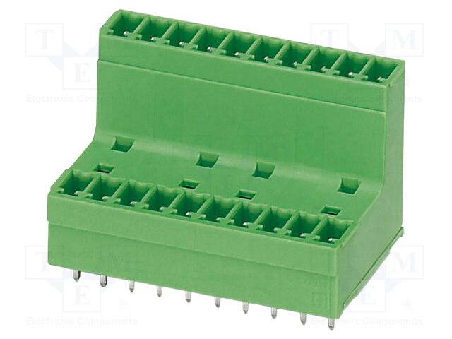 PCB headers, nominal cross section: 1.5 mm?, color: green, n