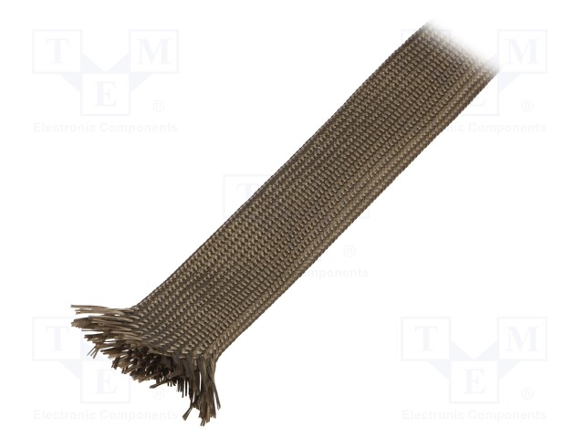 Insulating tube; Mat: basalt fibre; khaki; -260÷560°C; Øint: 12mm