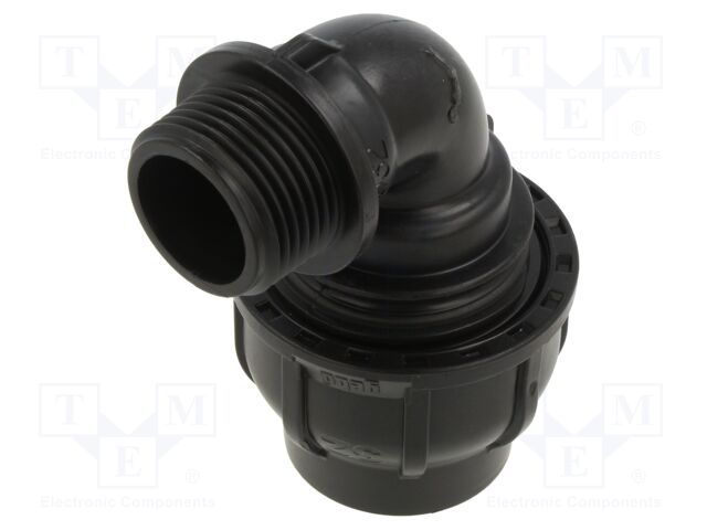 Splice terminal: clamping; Thread: G 1" external; 32mm; Plast