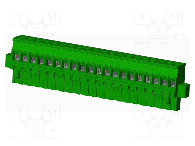 Connector: pluggable terminal block; plug; female; angled 90°
