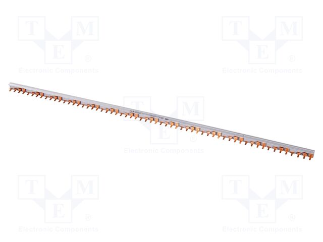 Busbar; 10mm2; Poles: 4; 690VAC; 690VDC; Inom: 63A; No.of mod: 15
