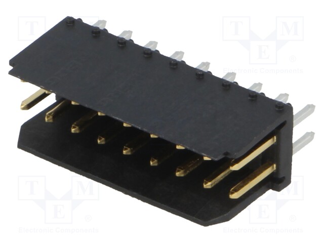 Socket; wire-board; male; DUBOX; 2.54mm; PIN: 18; THT; 3A; Layout: 2x9