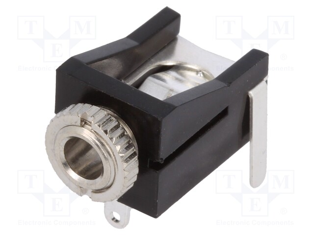 Socket; Jack 3,5mm x 18,6mm; female; mono; with on/off switch