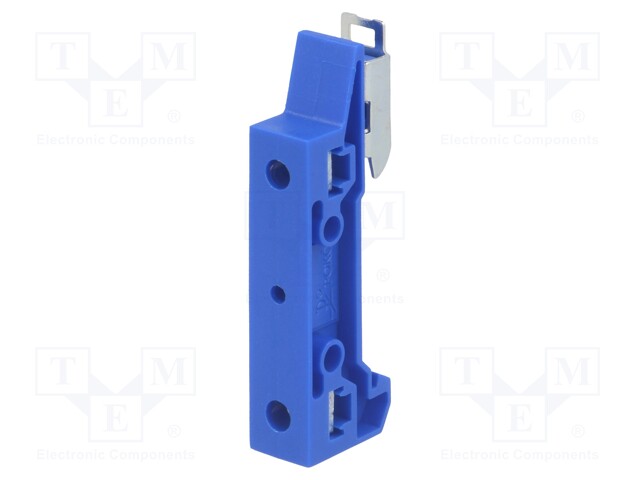 Mounting adapter; blue; DIN; Width: 11mm; polyamide; TS35