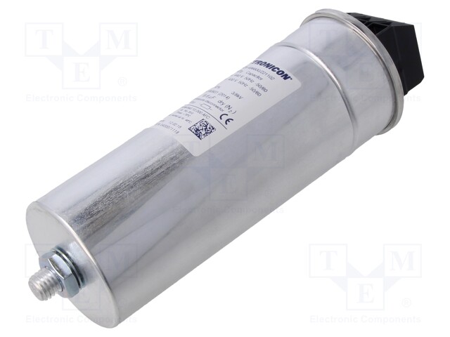 Capacitor: polypropylene; three-phase; Q@50Hz: 1kVAR,1.2kVAR