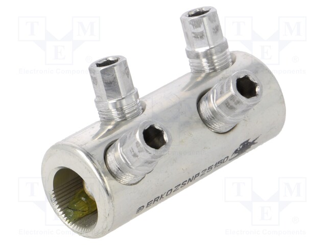 Tip: butt splice; 25÷150mm2; screw terminal; for cable; 1kV