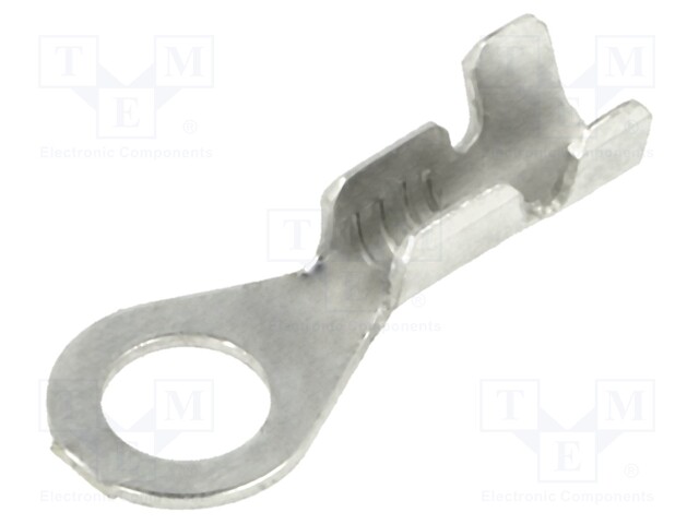 Ring terminal; M4; 0.5÷1mm2; crimped; for cable; non-insulated