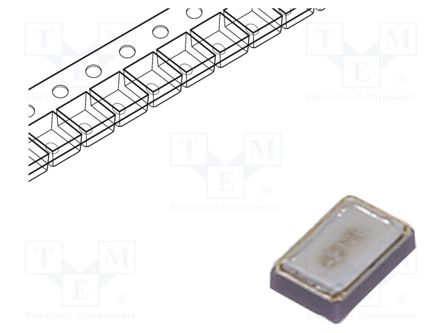 Resonator: quartz; 32768Hz; 9pF; SMD; 1x1.6x0.5mm