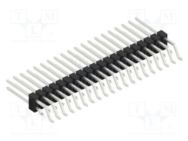 Connector: pin strips; pin header; male; PIN: 40; 2.54mm; SMT; 2x20