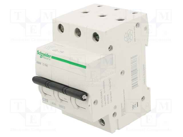 Circuit breaker; 230/400VAC; Inom: 40A; Poles: 3; DIN; Charact: C