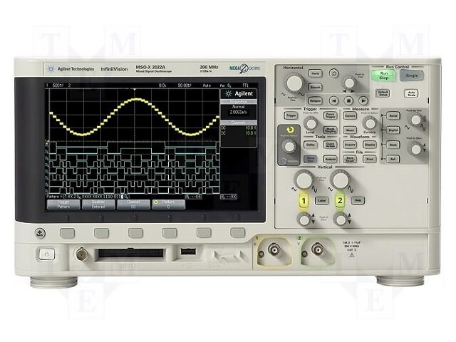 Oscilloscope: mixed signal; Band: ≤70MHz; Channels: 2; 100kpts/ch