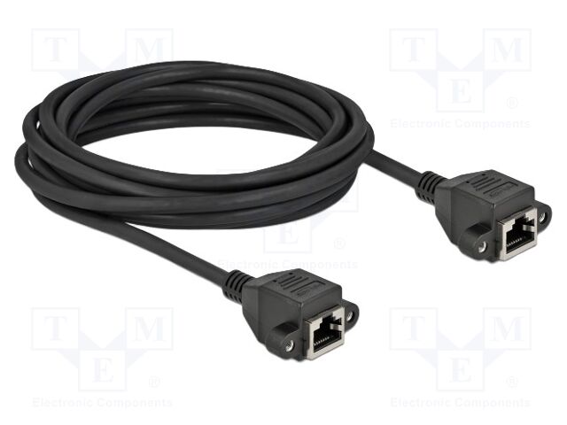Extender Ethernet; S/FTP; Cat: 6a; RJ45 socket,both sides; 5m
