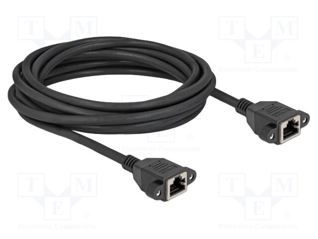 Extender Ethernet; S/FTP; Cat: 6a; RJ45 socket,both sides; 5m