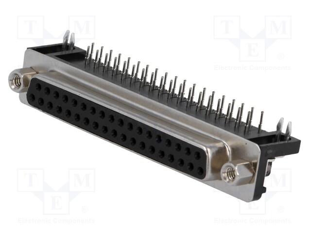 D-Sub; PIN: 37; socket; female; 7,2mm standard; Locking: screws