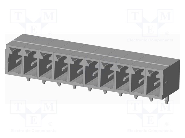 Connector: pluggable terminal block; socket; male; on PCBs
