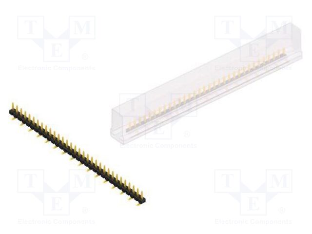 Connector: pin strips; pin header; male; PIN: 32; 2.54mm; SMT; 1x32