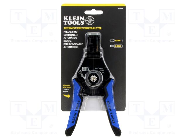 Stripping tool; 8AWG÷20AWG,12AWG÷22AWG; 0.3÷5mm2,0.5÷8mm2