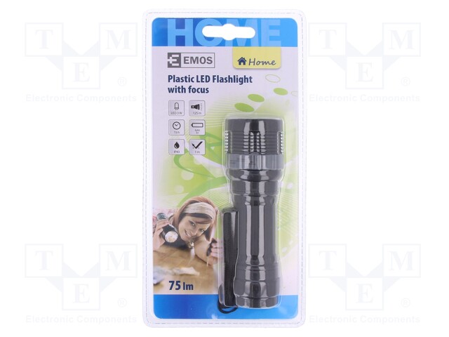 Torch: standard; 15h; 75lm; Ø35x120mm; 3W