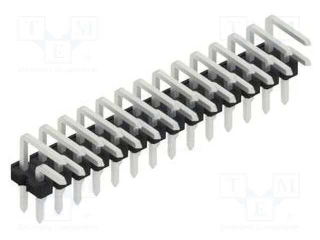 Connector: pin strips; pin header; male; PIN: 28; 2.54mm; THT; 2x14