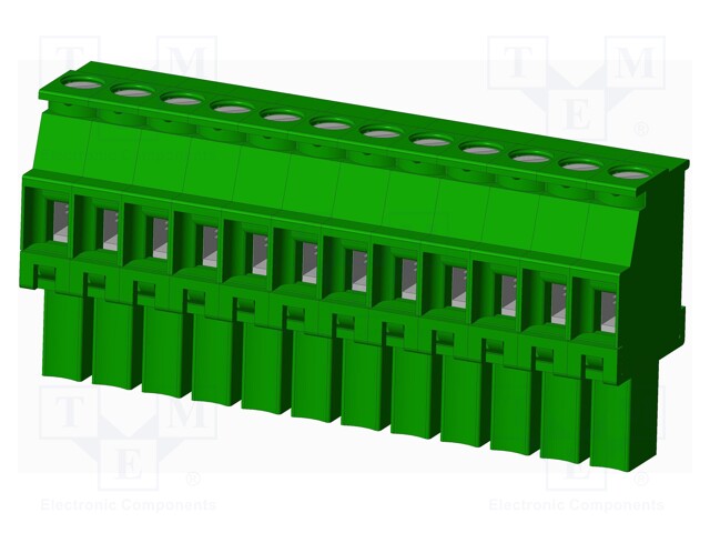 Connector: pluggable terminal block; plug; female; angled 90°