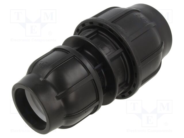 Splice terminal: clamping; Øout: 63mm; Øin: 50mm; for PE pipes