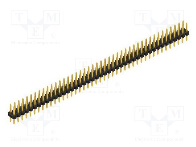 Connector: pin strips; pin header; male; PIN: 86; 2mm; THT; 2x43