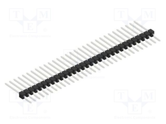 Connector: pin strips; pin header; male; PIN: 31; 2.54mm; SMT; 1x31