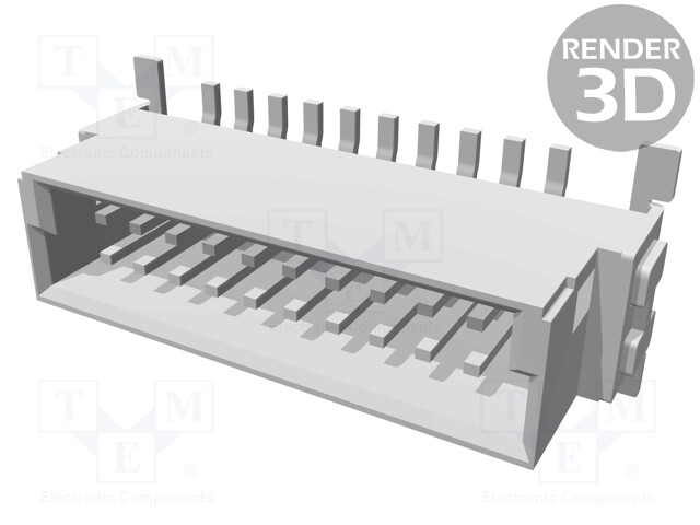 Connector: PCB to PCB; male; PIN: 20; 1.27mm; Series: har-flex; 2.3A