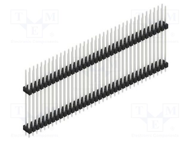 Connector: pin strips; pin header; male; PIN: 72; 2.54mm; THT; 2x36