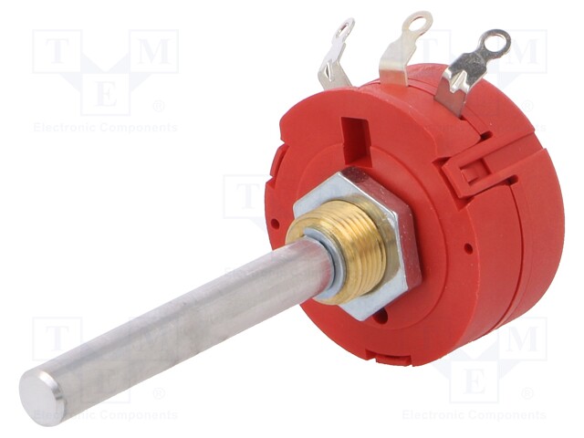 Potentiometer: shaft; single turn; 5kΩ; 2W; ±10%; 6mm; Shaft: smooth