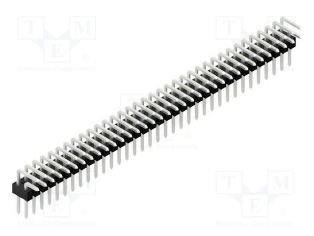 Connector: pin strips; pin header; male; PIN: 70; 2.54mm; THT; 2x35