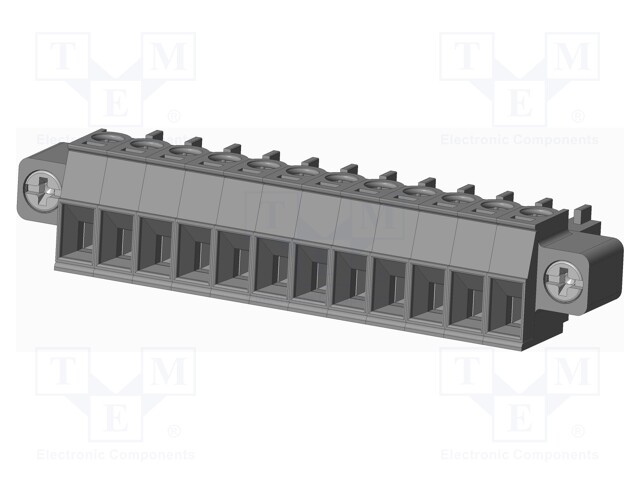 Connector: pluggable terminal block; plug; female; straight; grey