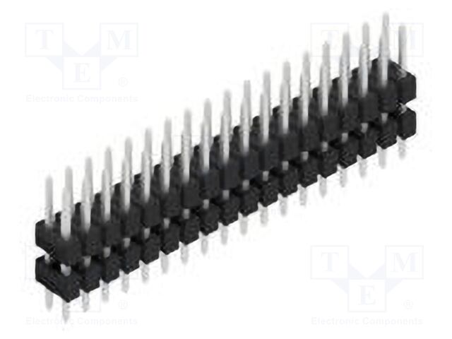 Connector: pin strips; pin header; male; PIN: 36; 2.54mm; THT; 2x18