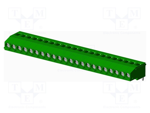 Connector: PCB terminal block; terminal; Plating: tinned; on PCBs
