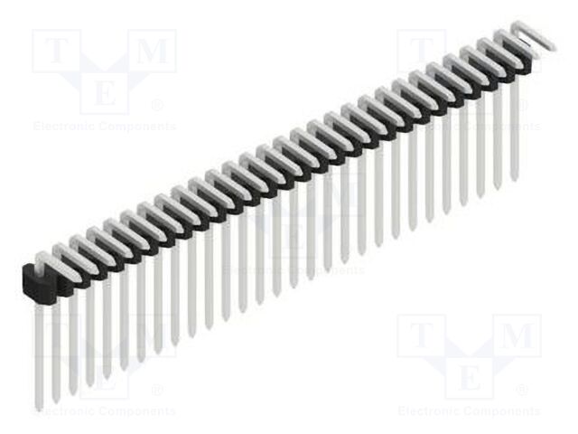 Connector: pin strips; pin header; male; PIN: 29; 1.27mm; THT; 1x29