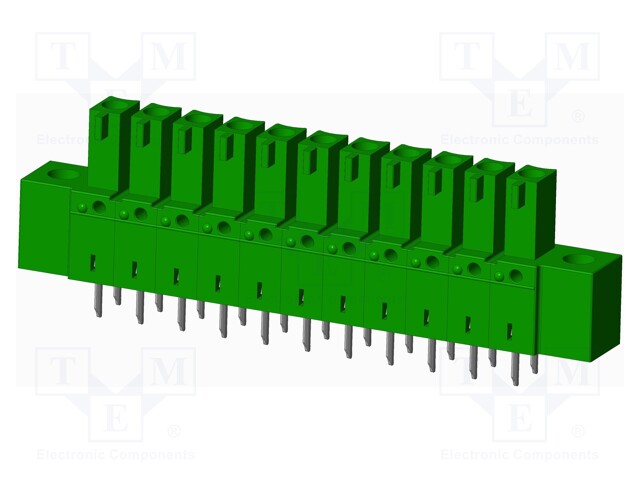 Connector: pluggable terminal block; socket; female; straight